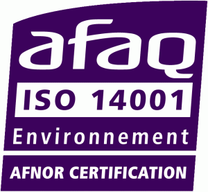 Gris Découpage Certification ISO 14001 Environnement